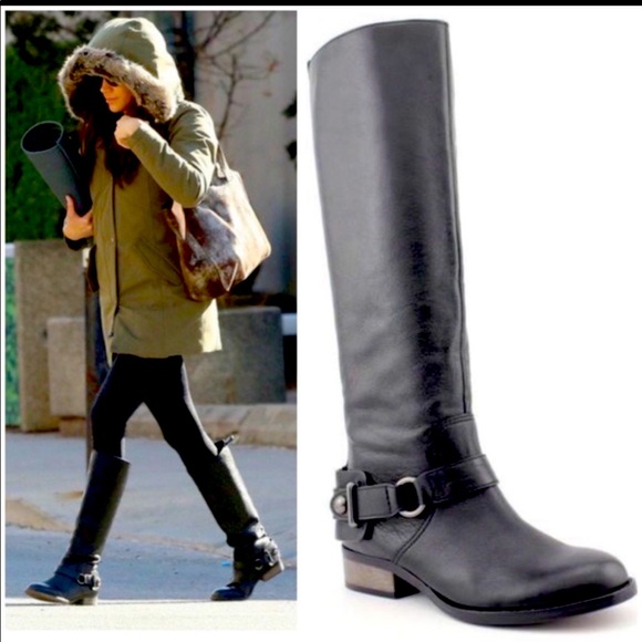 Coach Natale Black Riding Boots - Picture 2 of 8